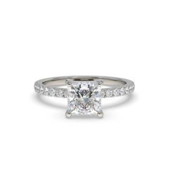 Prinzessinnen-Diamant-Schulterset-Ring