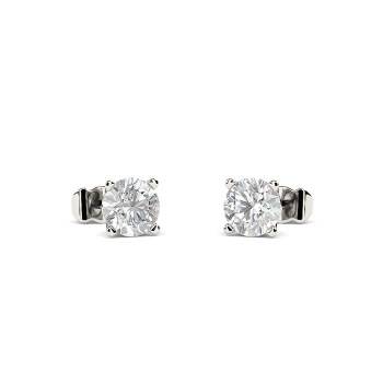 Moderne Designer-Ohrringe mit runden Diamanten