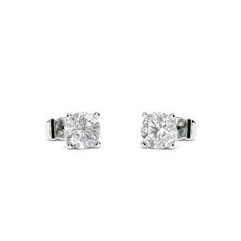 Moderne Designer-Ohrringe mit runden Diamanten