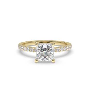 Prinzessinnen-Diamant-Schulterset-Ring
